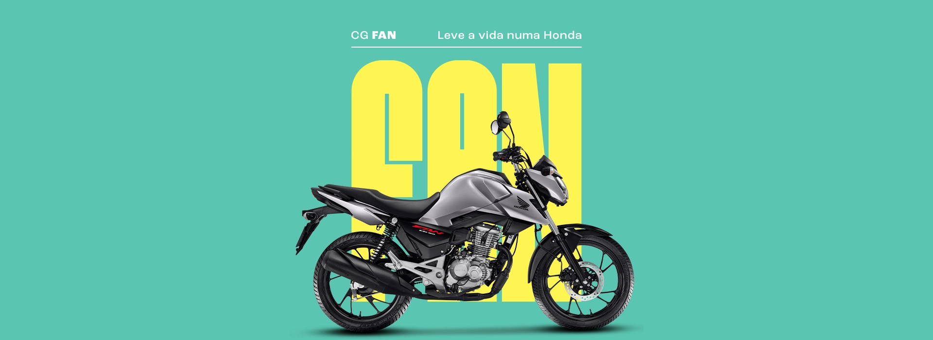 Honda CG Fan 160 vista lateral